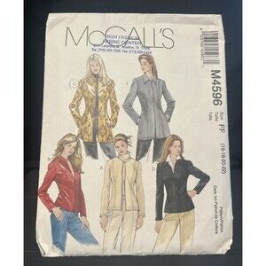 McCall’s Vintage Patterns #M4596 Misses Lined Jacket Uncut